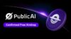 Kèo Airdrop với dự án PublicAI